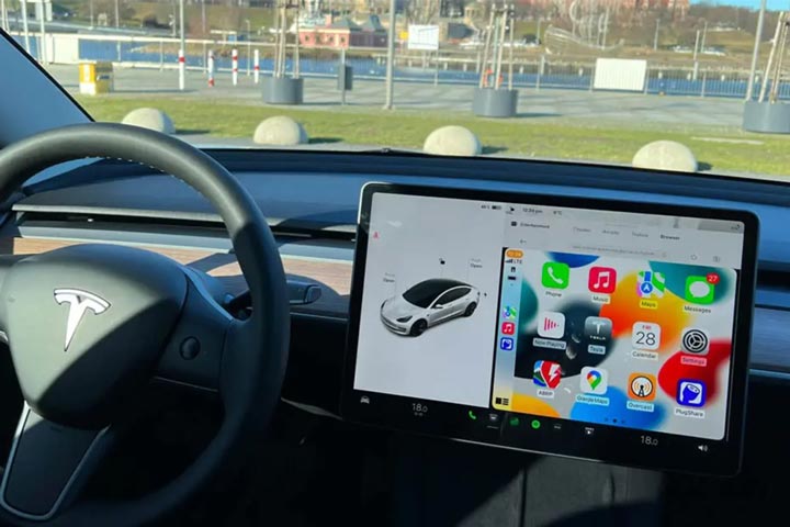 【Apple CarPlay for Tesla】 テスラ　アップルカープレイ How to Add Apple CarPlay to Tesla?