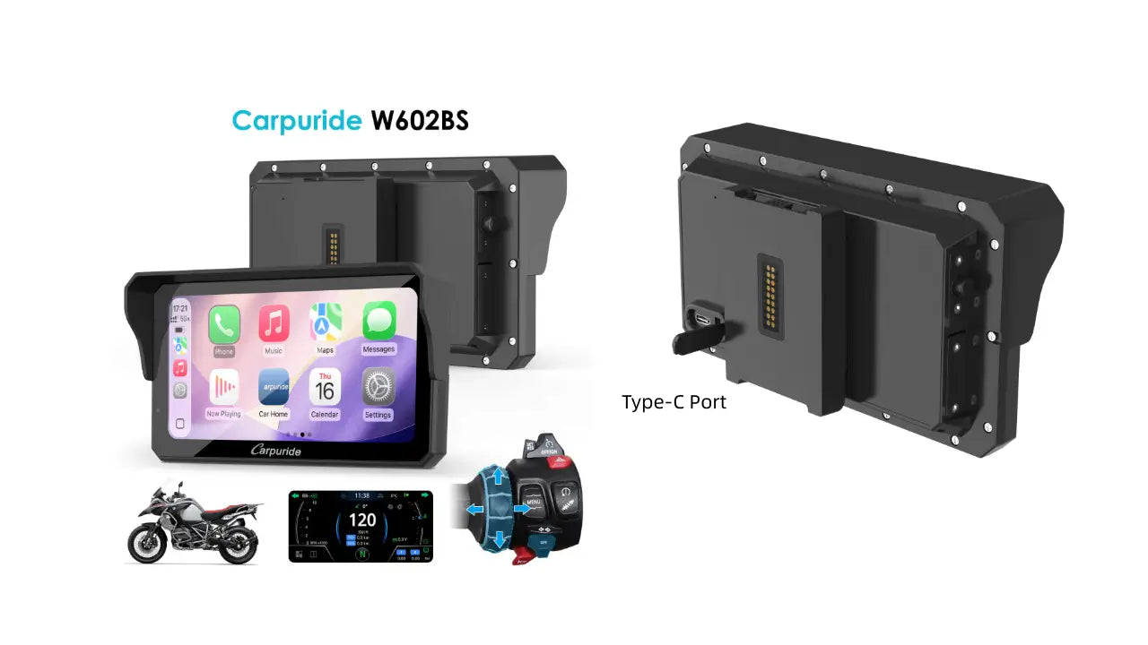 Carpuride W602BS Motorcycle Audio Display Pre-Order – 6-Inch