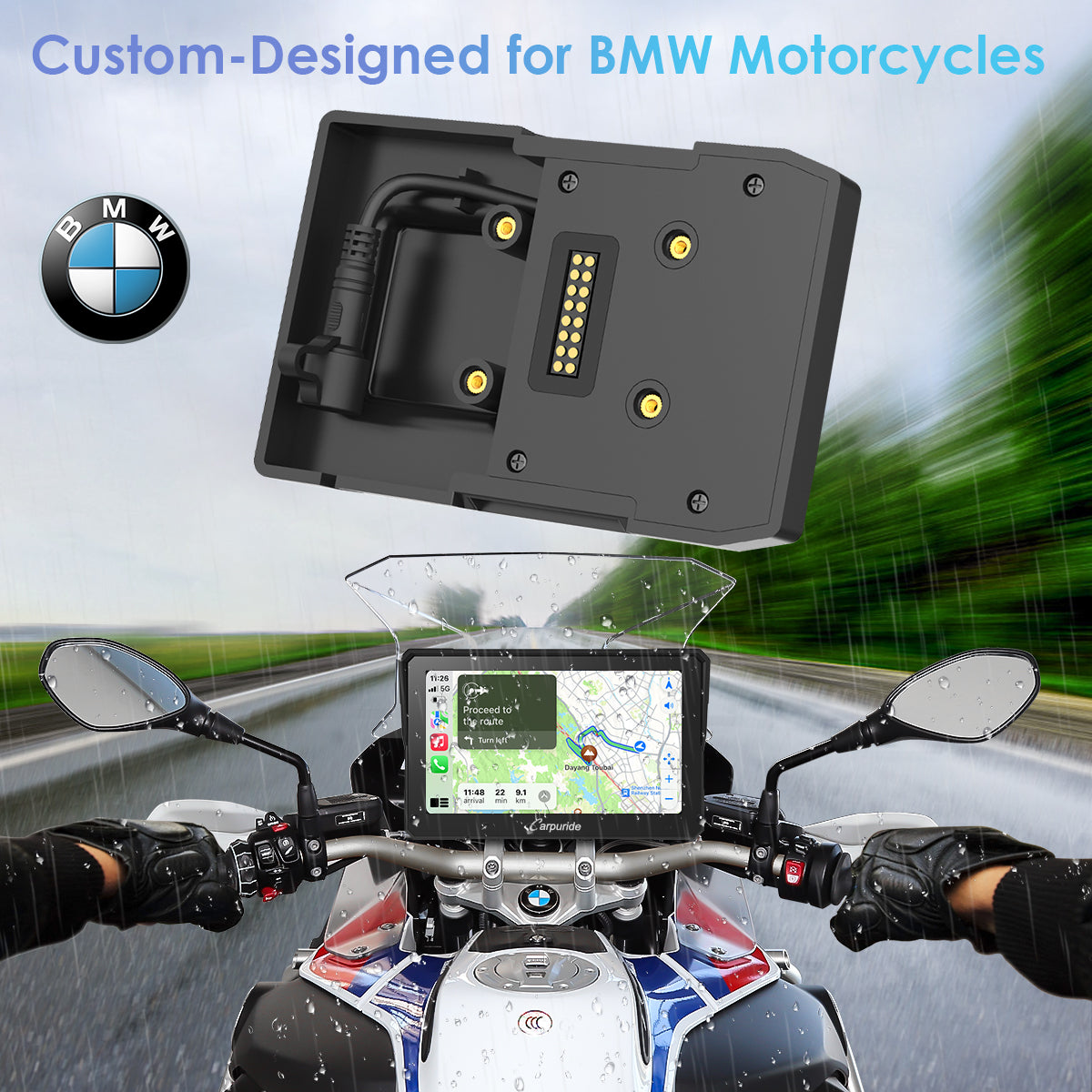 Carpuride Motorcycle Series Product Bracket, Custom-designed for BMW M