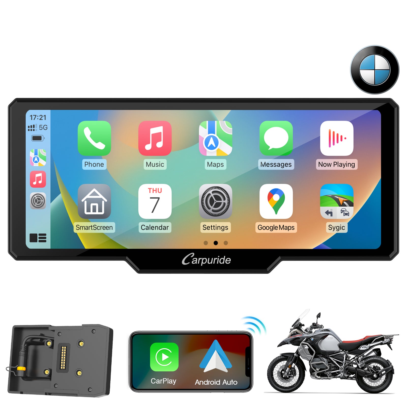 BMW Motorcycle Apple CarPlay | Stereo System for a Motorcycle ...