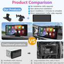 many benefits of using portable car infotainment system compare to traditional clumsy head unit