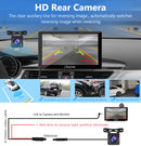 audio systems for cars with HD rear camera use auxiliary line to help safer reversing