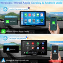 cheap carplay screen with wired and wireless apple caplay & android auto