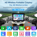 Carpuride W702S Pro/W502S Pro With TPMS Option– Plug-and-Play Motorcycle Stereo with Easy-Mount  & Removal Bracket, Styled Like a Navigation Bracket