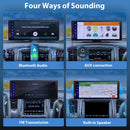CARPURIDE W903 Plus Portable Wireless Car Stereo, Support Install Apps, with External GPS Antenna