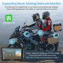 connect two helmets symutaneously, share music between two riders within maximum 10 meter