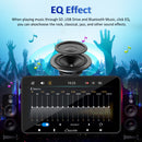 stereo android car screen with EQ effect let you choose different sound effects