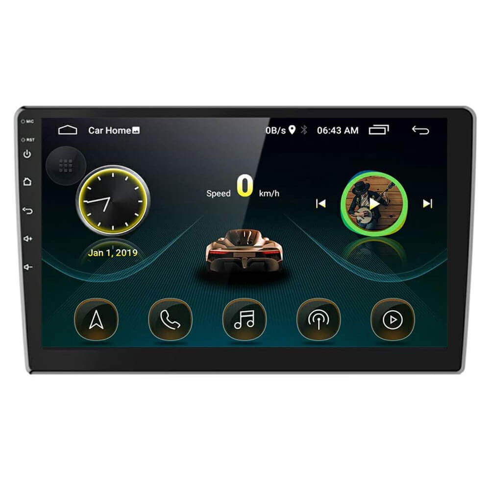 CARPURIDE Android 10.0 Car Radio 1Din 6.9 IPS Screen Car Autoestereo