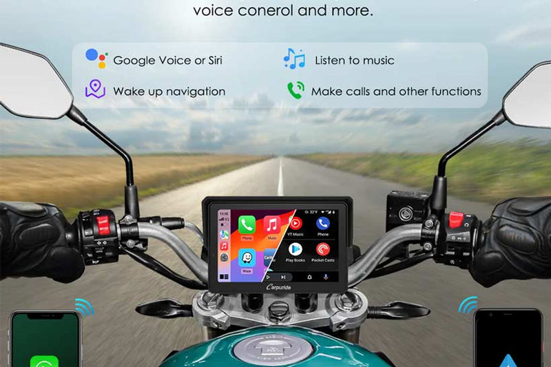 Can I use Android Auto on my motorcycle?