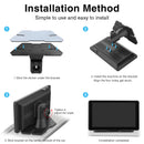 how to install car radio on center console of the car with the sticker bracket