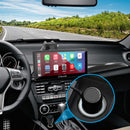 how to connect the car charger with portable wireless car radio device in the car