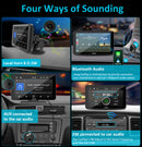 CARPURIDE W701 Wireless Portable Car Stereo with Steering Wheel Control