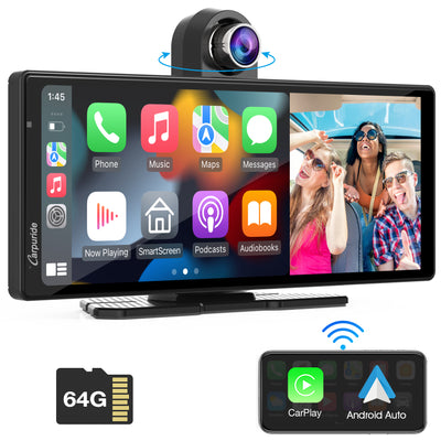 CARPURIDE W903 Portable Smart Multimedia Dashboard Console with Front Camera