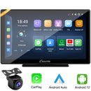 901 plus touchscreen car stereo with android 12 system, dashcam support carplay & android auto