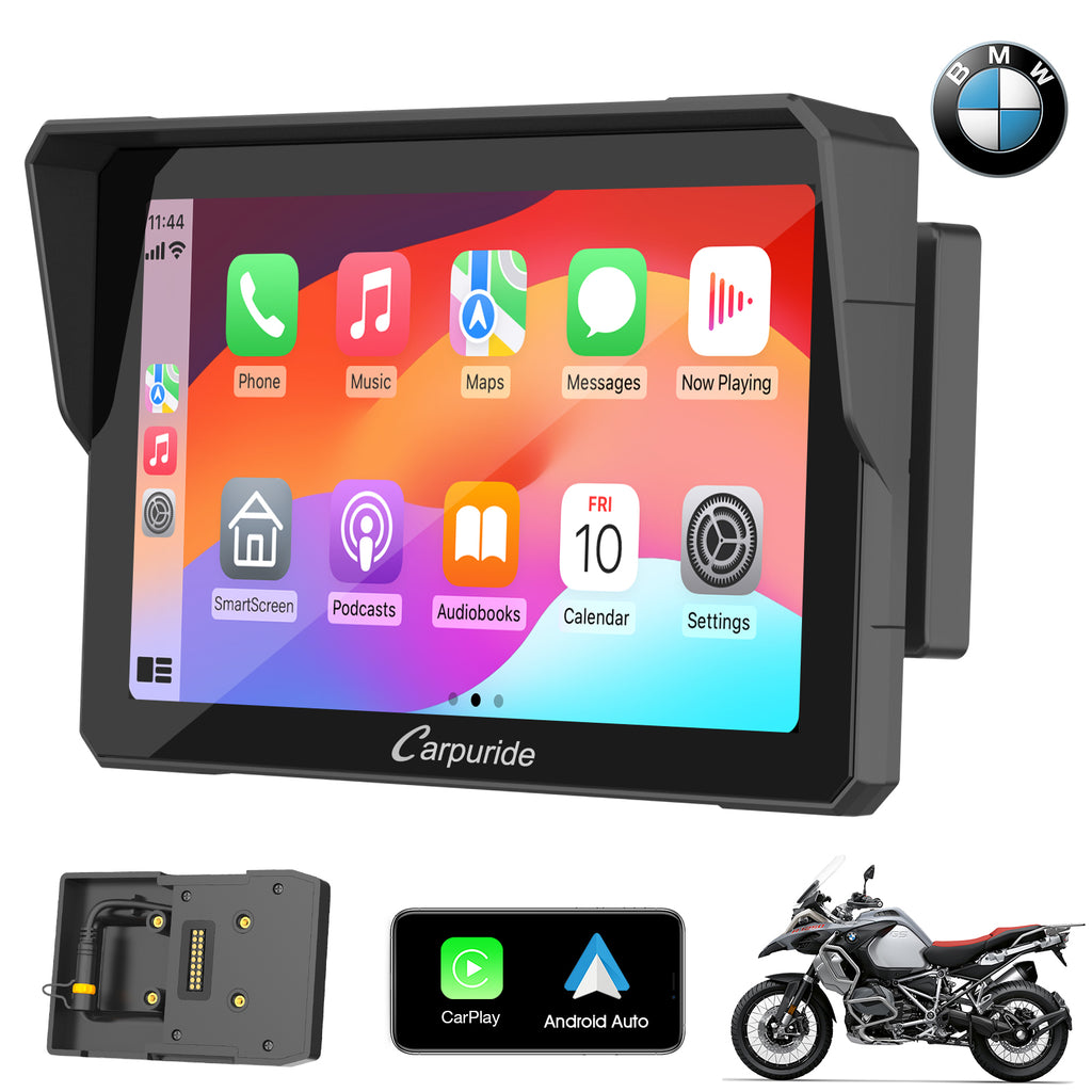 Carpuride W702b & Stereo for Motorcycles & Motorcycle Gps Units
