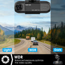 CARPURIDE M8, 1.5 Inch Led Screen, FHD 1080P Dual Lens Dash Camera