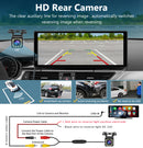 car radio with HD rear camera use auxiliary line to help safer reversing

