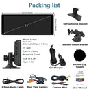 packing list: car screen, car charger, mount brackets, user manual, rear view camera, etc.