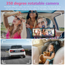 350 degree rotatable camera  of wireless car stereo offers both driving & in car recording 