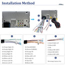 best double din car stereo installation method with all line markers