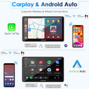 CARPURIDE W101 Portable Smart Multimedia Dashboard Console with Steering Wheel Control Suitable for Larger Vehicles