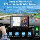 car gps with carplay & android auto  supports access to different navigation apps and voice control