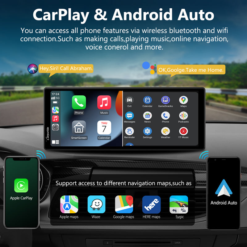 CARPURIDE C92 Portable Smart Multimedia Dashboard Console