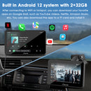 built in android 12 system with 2 plus 32GB, download favorite apps on google mall