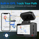 CARPURIDE T8, 2.45 Inch IPS, 4K UHD 2160P Dash Camera