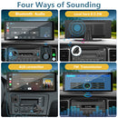 car gps tracker with 4 ways of sounding, built-in speaker, aux, FM, bluetooth audio