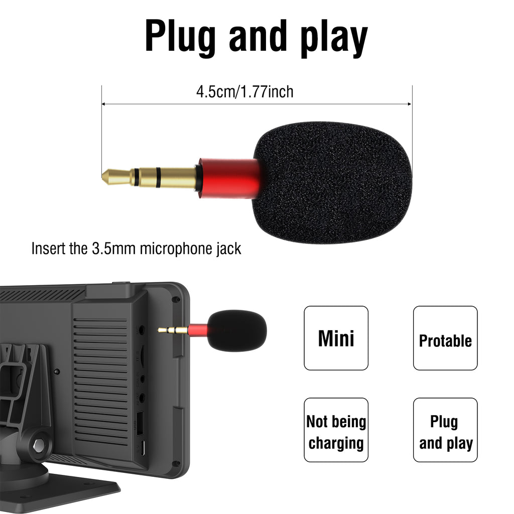 Carpuride external microphone
