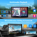 car radio, play video and audio from TF card & usb, mirror function can't display in full screen