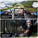 increase voltage from 5V to 12V, also can be powerd by power bank so you can enjoy favorite videos