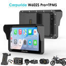 Carpuride W602S Pro 6-Inch Motorcycle CarPlay | Plug-and-Play BM05 Bracket with Type-C Port