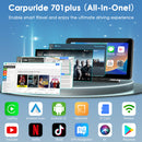 Carpuride 701 plus full- featured audio gps navigation enable smart travel