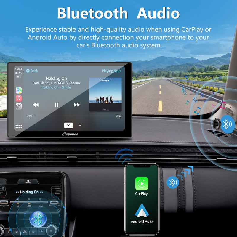 Carpuride V92 Draagbare Draadloze Carplay & Android Auto, 10,26 Carpuride V92 Draagbare Draadloze Carplay & Android Auto, 10,26