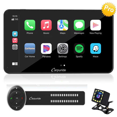 CARPURIDE W701 Pro Portable Smart Multimedia Dual Bluetooth Dashboard Console