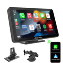 CARPURIDE W701 Car Stereo with Wireless Apple CarPlay&Android Auto, 7" IPS Touch Screen, Multimedia Bluetooth Navigation Dashboard Console with Mirror Link, Google, and Siri Assistant