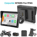 Carpuride 702RS Pro with Optional TPMS - Motorcycle CarPlay with Radar BSD & Plug-and-Play Bracket