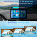 CARPURIDE C3 Portable Smart Multimedia Dashboard Console with Detachable Sunshade