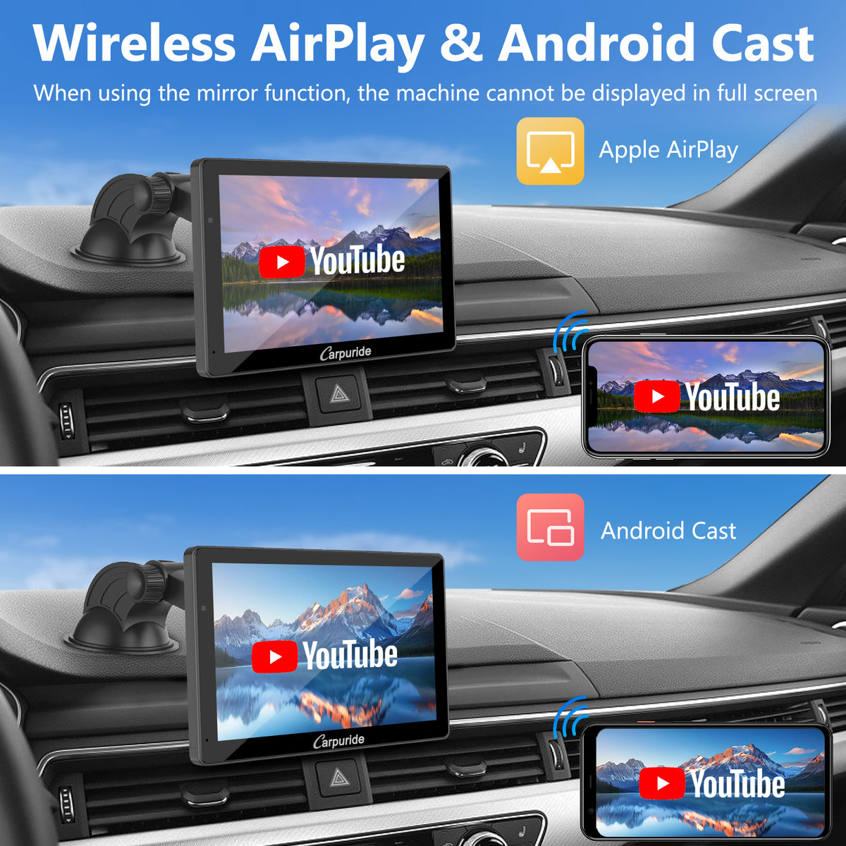 Car Stereo and Reverse Camera & Car Stereo with Touch Screen