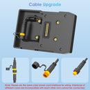 cable connector upgrade from black to yellow, please use the same color power cable for wiring