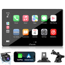 CARPURIDE W901 Portable Car Stereo, support Google and Siri Assistant, 9 Inch IPS Touch screen, Car Radio Receiver with Carplay/ Android Auto/GPS /Mirror link/Bluetooth/FM/Light-sensing/EQ effect