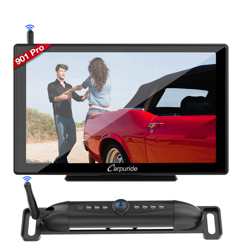 901 pro gps device for car with WF01 Wireless Rear Camera