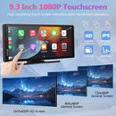 high-sensitivity 9.3 inch 1080P touchscreen