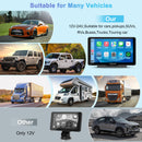 stereo system for car with 12v-24v, suitable for cars,pickups, suvs, rvs, buses, trucks, etc.