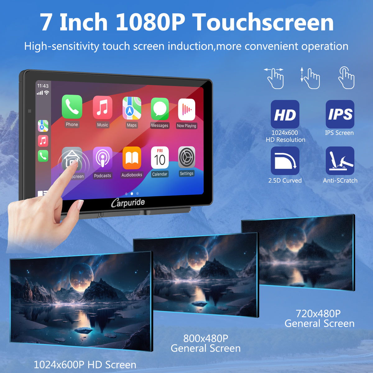 Carpuride 7インチHDディスプレイ Carpuride 7インチHDディスプレイ Amazon.com: CARPURIDE 7 Inch