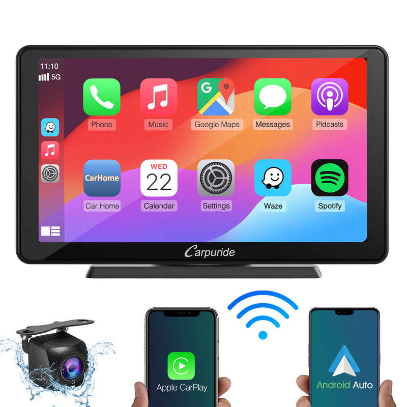 CARPURIDE C3 Portable Smart Multimedia Dashboard Console with Detachable Sunshade