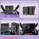 Pre-Order: Carpuride W602BS 6" Motorcycle Stereo-Designed for BMW Motorcycle Compatibility with Wonder Wheel Control