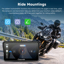 Carpuride W602 Pro Wireless Motorcycle Stereo with Optional TPMS | Dual Bluetooth Intercom, Compass & Barometer